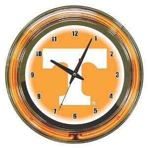  University of Tennessee Volunteers Neon Clock Sports 