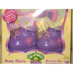  Cabbage Patch Kids Sassy Shoes Head to Toe Accessories Purple 