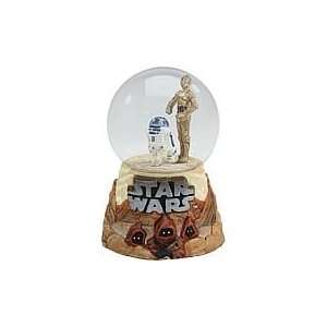  C 3PO and R2D2 Water Globe