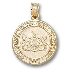  Penn State Nittany Lions 10K Gold Classic Seal Pendant 