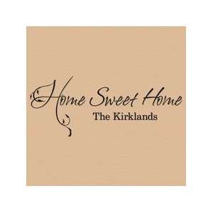    Home Sweet Home Personalized Vinyl Wall Art
