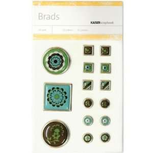   Metal and Epoxy Brads 15/Pkg, Cabbage Patch Arts, Crafts & Sewing