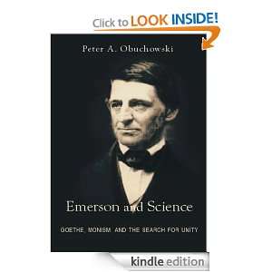 Emerson and Science Peter A. Obuchowski  Kindle Store