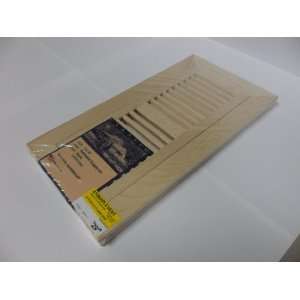 Classic Aire Wood Floor Vent Maple Unfinished Rabbeted Supply Air 4 X 