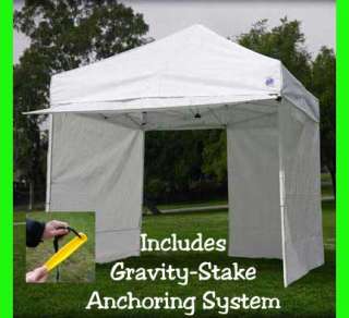 New EZ UP CANOPY 10 Commercial EZUP Tent Walls Stakes  