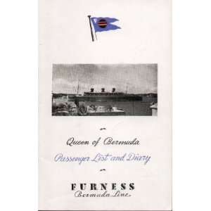   BERMUDA LINES Saturday, July 30th, 1949, New York to Bermuda Books