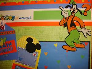 Disney Goofy Premade scrapbook pages 12 x 12 by PM  
