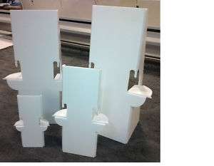 White Foamcore easels,12.5 high (Q10) foam core board  