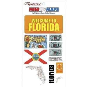  Reminisce Mini Maps, Florida Arts, Crafts & Sewing