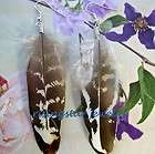 Gorgeous Native American Tribal Style Genuine Natural Pattern Feather 
