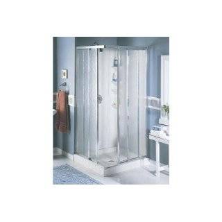   Shower Kit Corner Entry 36 x 36 x 72 Bypass Hammered Glass with Wh