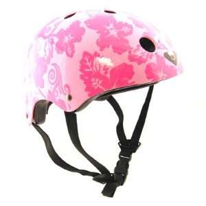  Viking Skateboard Or BMX Bike Helmet Pink Hawaiian One 
