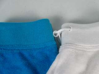 LOT 2 HARDTAIL Blue White Drawstring Shorts Size M  