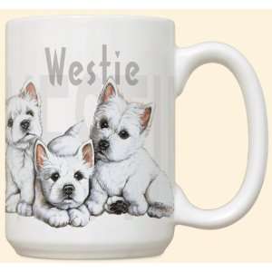 Westie Puppy Puppies Large 15oz Ceramic Mug Kitchen 