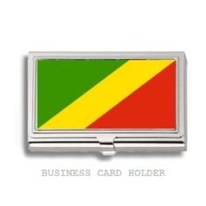  Congo Republic Flag Business Card Holder Case Everything 