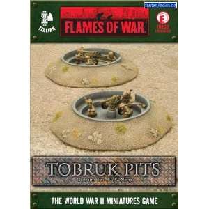  Italian Hellfire and Back Tobruk Pits Toys & Games