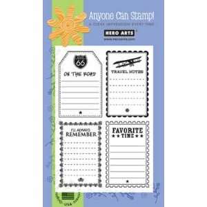  Travel Frames Clear Unmounted Rubber Stamp Set (CL279 
