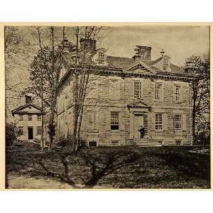  1899 Print Cliveden Benjamin Chew House Mansion Historic 