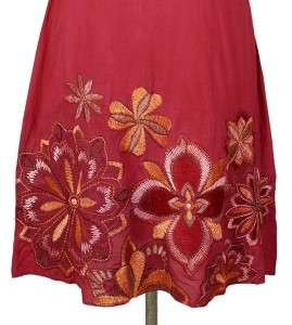NEW $128 Floreat Anthropologie Floral Embroidered Lace Cotton Dress 
