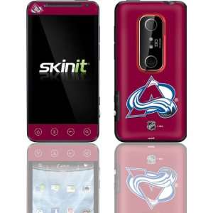  Colorado Avalanche Solid Background skin for HTC EVO 3D 