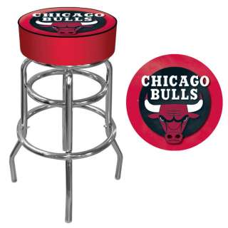 Chicago Bulls NBA Basketball Padded Swivel Bar Stool 886511028760 
