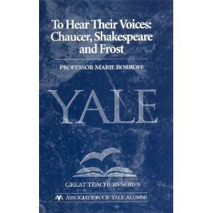   Chaucer, Shakespeare and Frost Professor Marie Borroff Movies & TV