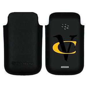  VCU VC Logo on BlackBerry Leather Pocket Case  Players 