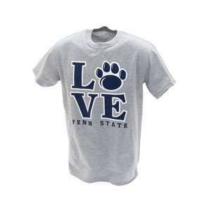  Penn State T Shirt Gray Love