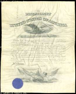 THEODORE ROOSEVELT   MILITARY APPOINTMENT SIGNED  