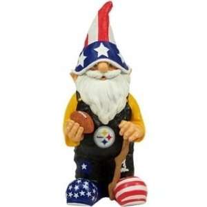   Steelers NFL Patriotic Good Luck Garden Gnome