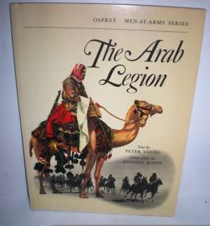 BOOK OSPREY MAA # 2* The Arab Legion 1st UNnumber Ed Out of print 1972 