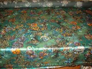 AUSTRIA DRAPERY FABRIC upholstery hand painted look  