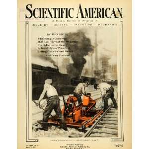   Railroad Rail Track Ballast Water Drainage Worker   Original Cover