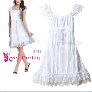Flouncing Ruffles Flutter Stunning White Lace Mini Club Dress 02713WH 