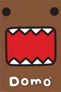 DOMO POSTER Domo Kun nhk mascot sawtoothed mouth NEW  
