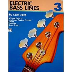 Electric Bass Lines 3 Carol Kaye Books