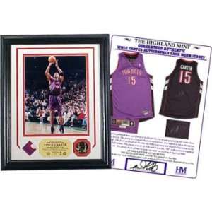  Vince Carter Game Used Jersey Photo Mint Sports 