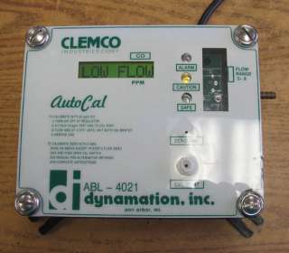 Dynamation Clemco CO Monitor ABL 4021  