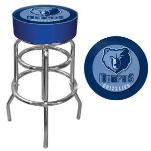 Memphis Grizzlies NBA Padded Swivel Bar Stool   Game Room Products Pub 
