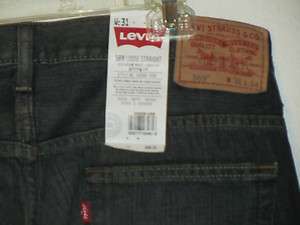   54 MENS LEVIS 569 LOOSE FIT STRAIGHT LEG JEANS MEDIUM BLUE WASHED OUT