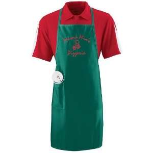    Augusta Long Apron With Pocket   Dark Green