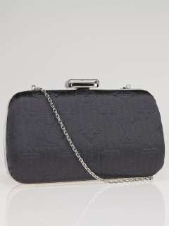   Vuitton Limited Edition Chrome Monogram Minaudiere Motard Clutch Bag