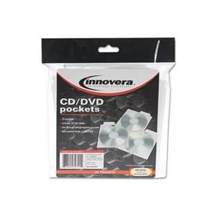  Innovera® IVR 39701 CD/DVD POCKETS, 25/PACK Electronics