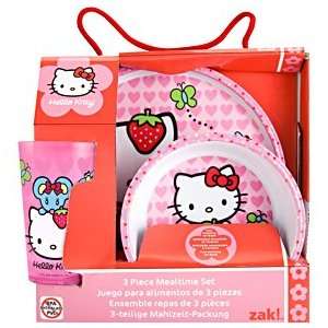  Hello Kitty 3 pc. Mealtime Set Toys & Games