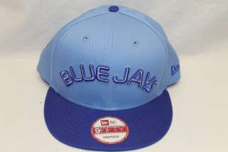 TORONTO BLUE JAYS NEW ERA NCAA SNAPBACK HAT CAP REVERSE BABY BLUE 