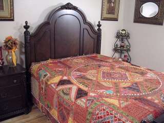 Kutch India Decor Decorative Bedding Bedspread Tapestry  