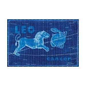  Cancer and Leo #3 12x18 Giclee on canvas