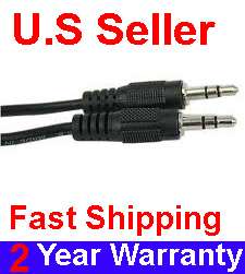New 5 FT 3.5MM AUXILIARY AUX AUDIO CABLE For Car  