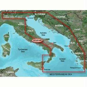   VEU014R g2 Vision Italy, Adriatic Sea Digital Map GPS & Navigation