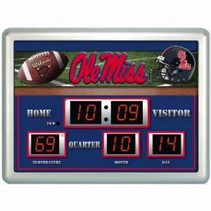    Mississippi Time / Date / Temp. Scoreboard